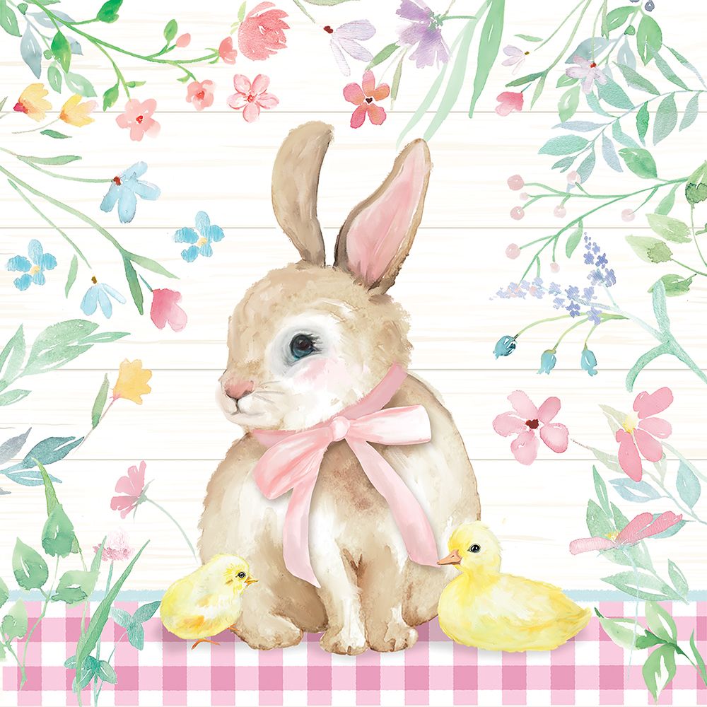 Easter Bunny And Chicks I art print by Mollie B. for $57.95 CAD