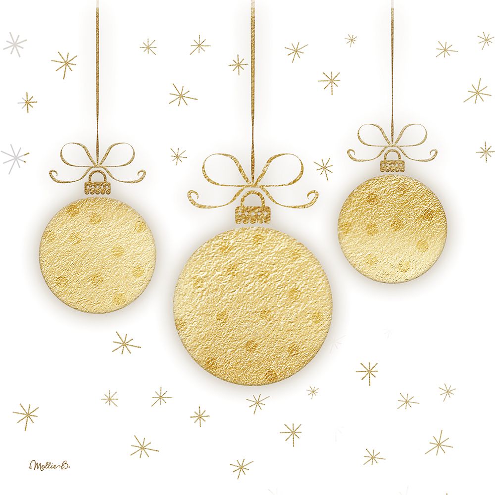 Golden Ornaments art print by Mollie B. for $57.95 CAD