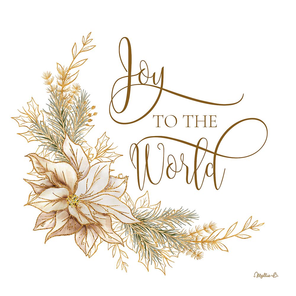Golden Joy to the World art print by Mollie B. for $57.95 CAD