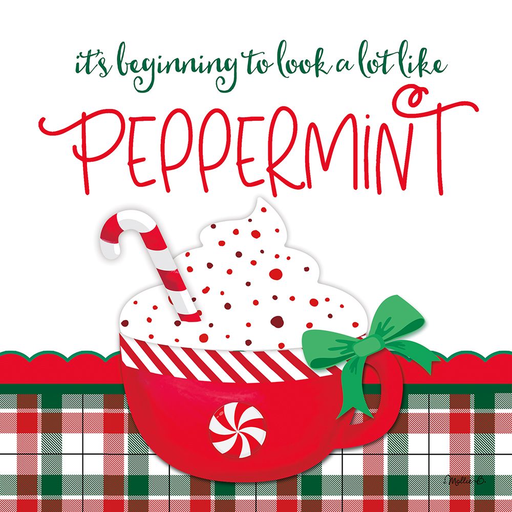Looks Like Peppermint art print by Mollie B. for $57.95 CAD