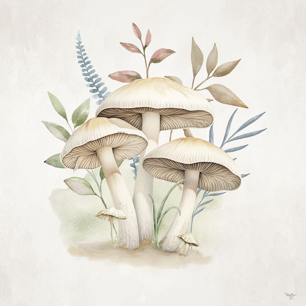Toadstool Hideaway II art print by Mollie B. for $57.95 CAD