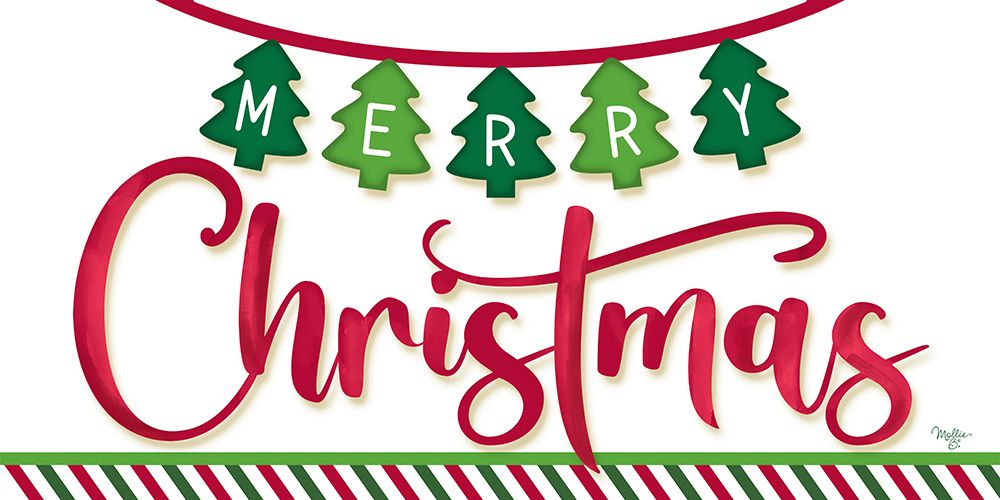 Merry Trees art print by Mollie B. for $57.95 CAD