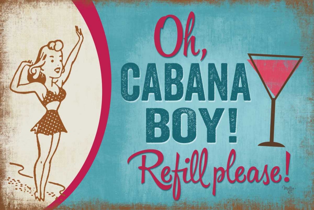 Oh Cabana Boy! art print by Mollie B. for $57.95 CAD
