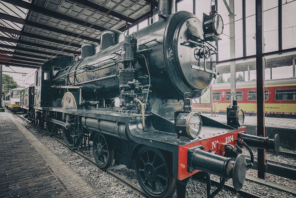 Vintage Train I art print by Martin Podt for $57.95 CAD