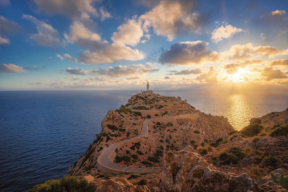Winding Road to the Light art print by Martin Podt for $57.95 CAD