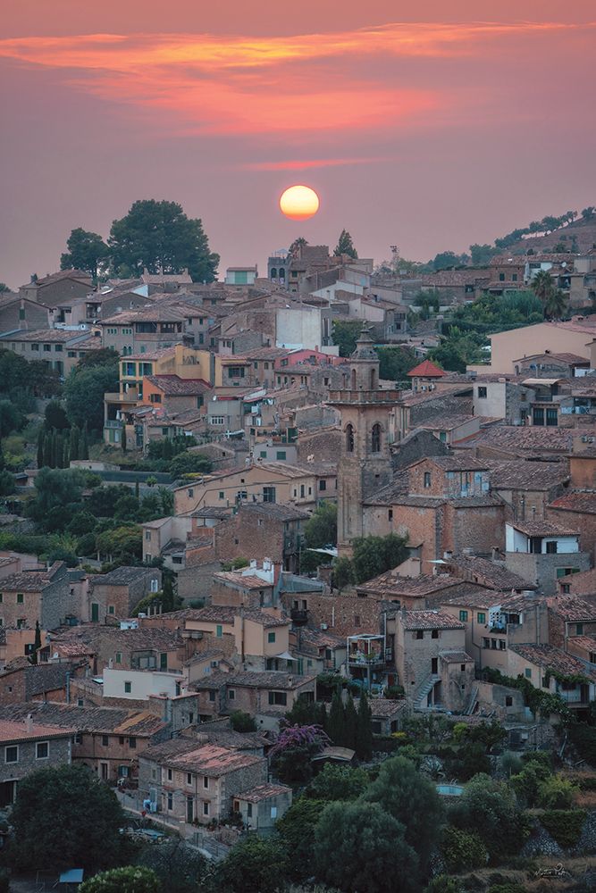 Sunset Village art print by Martin Podt for $57.95 CAD