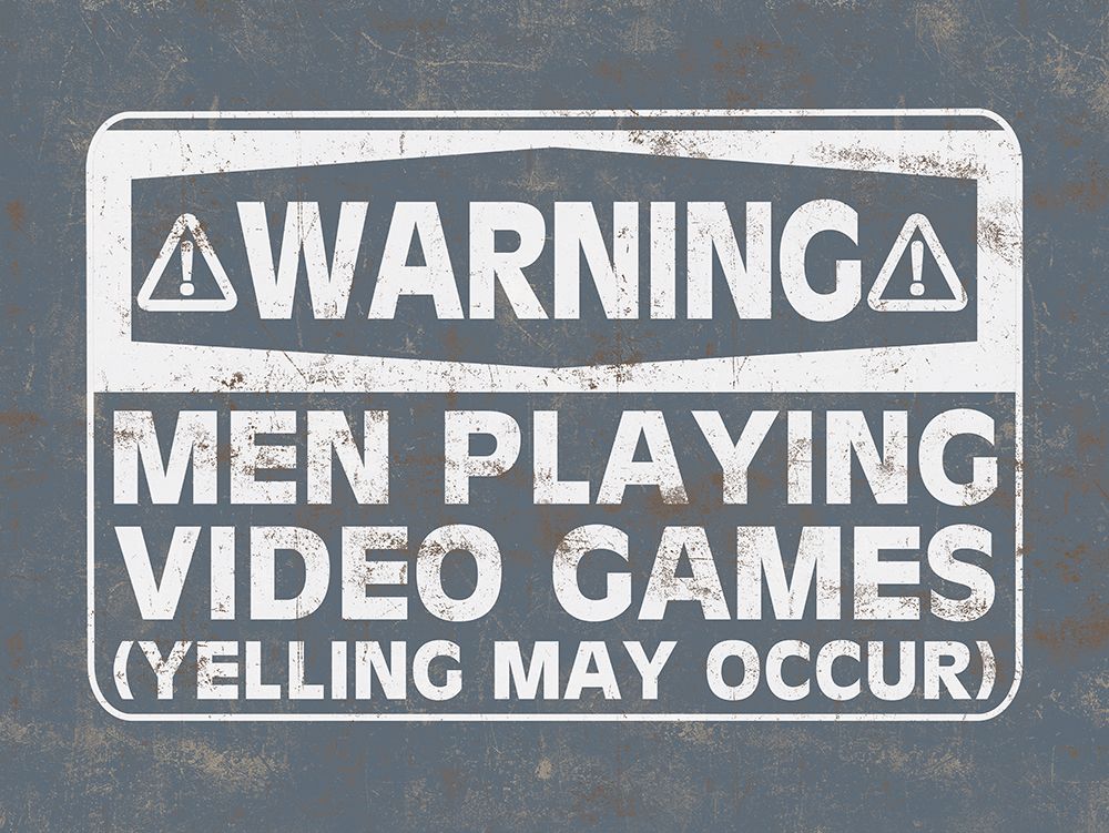 Men Playing Video Games art print by Masey St. Studios for $57.95 CAD