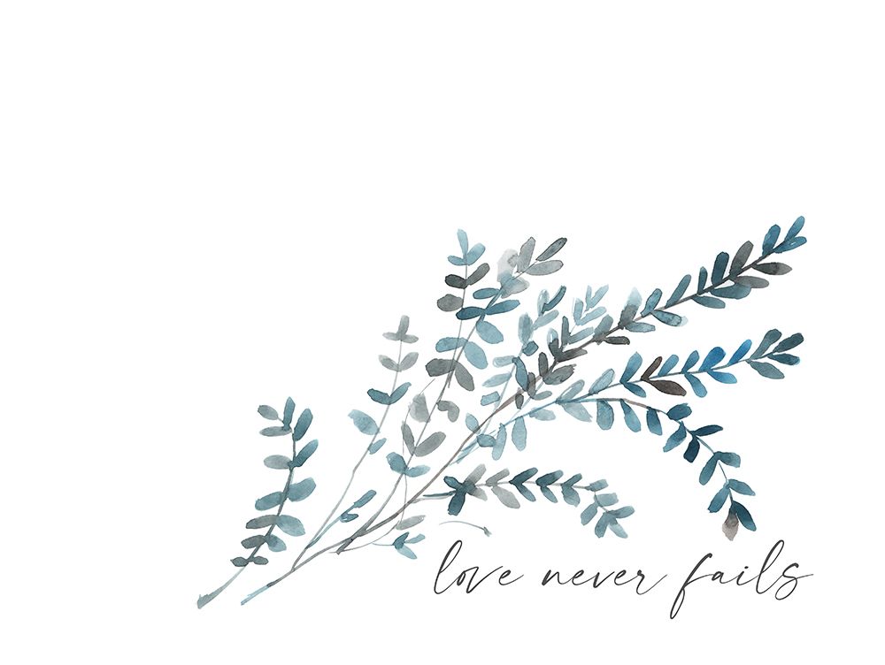 Love Never Fails art print by Masey St. Studios for $57.95 CAD