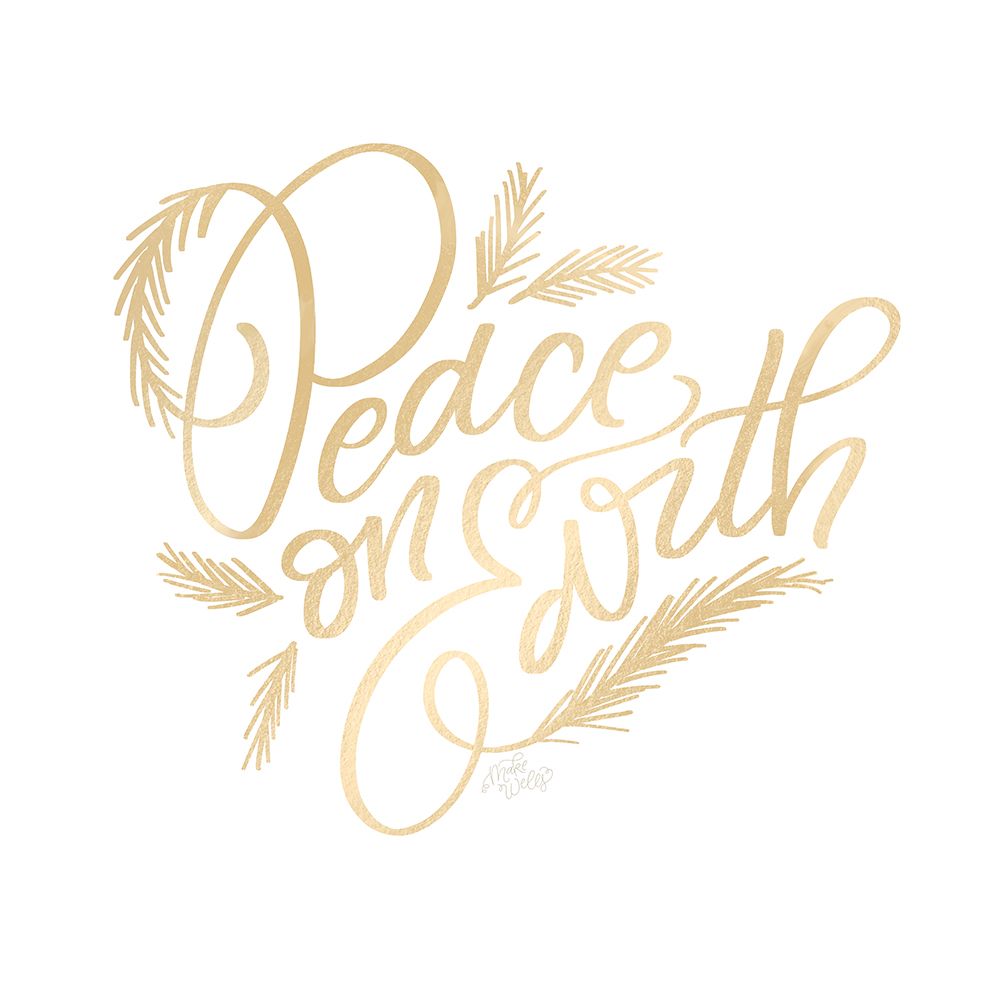Peace on Earth art print by MakeWells for $57.95 CAD