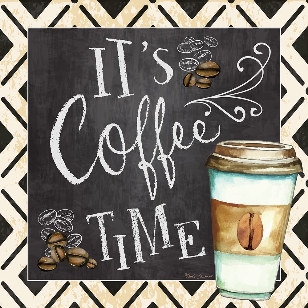 Its Coffee Time art print by Nicole DeCamp for $57.95 CAD