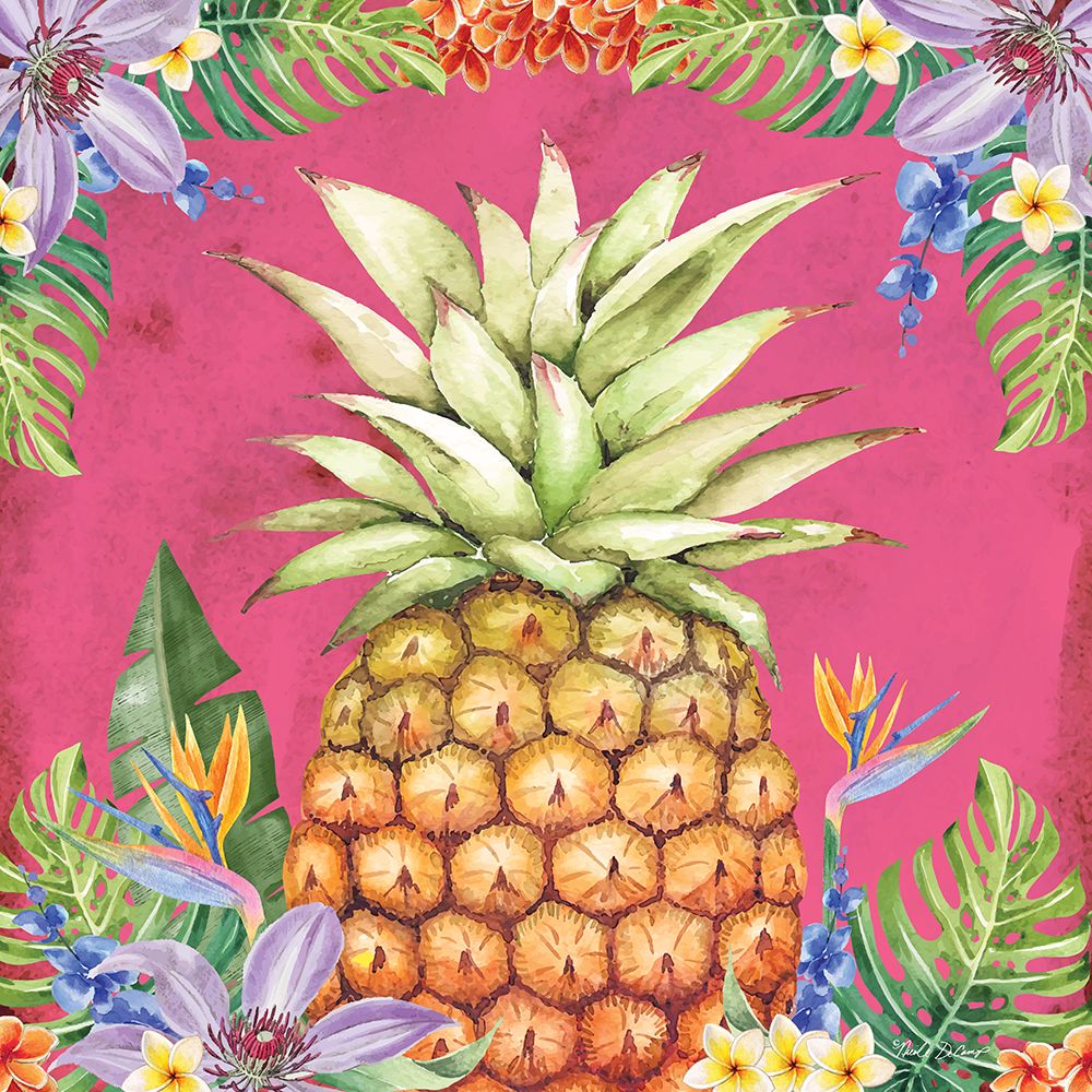 Tropical Pineapple art print by Nicole DeCamp for $57.95 CAD
