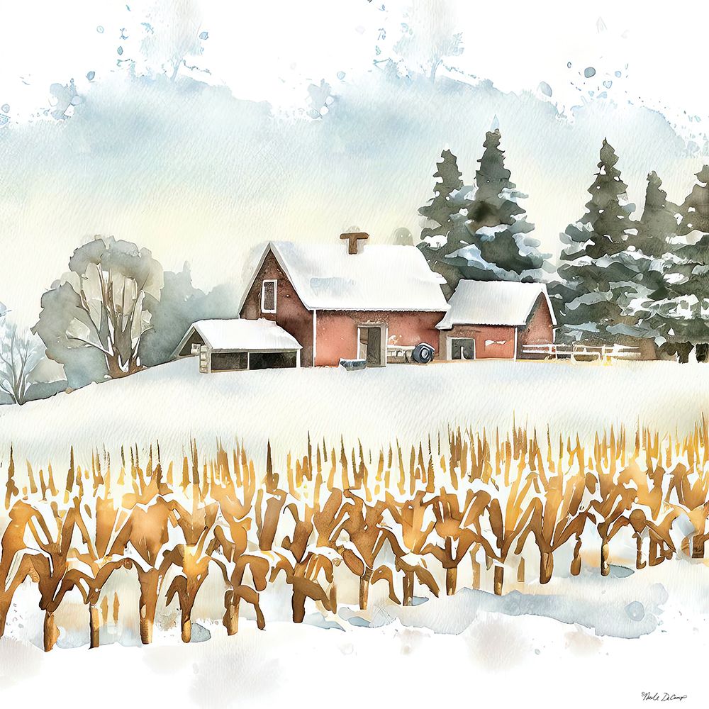 Winter Farms I art print by Nicole DeCamp for $57.95 CAD