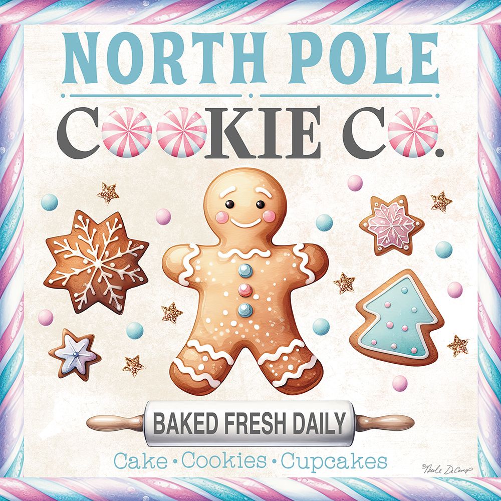 North Pole Cookie Co. art print by Nicole DeCamp for $57.95 CAD