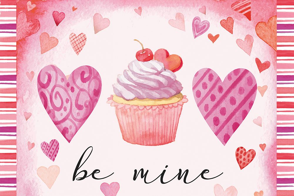 Be Mine Valentine art print by Nicole DeCamp for $57.95 CAD