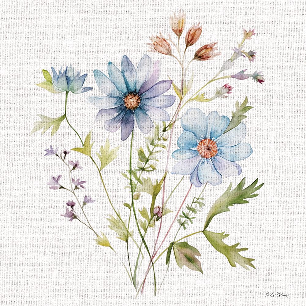 Floral Botanical I art print by Nicole DeCamp for $57.95 CAD