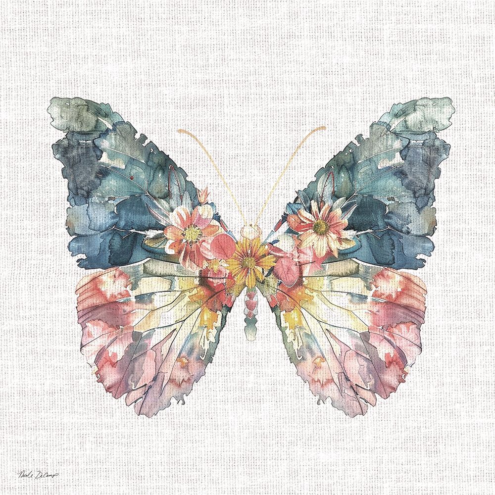 Floral Flight art print by Nicole DeCamp for $57.95 CAD