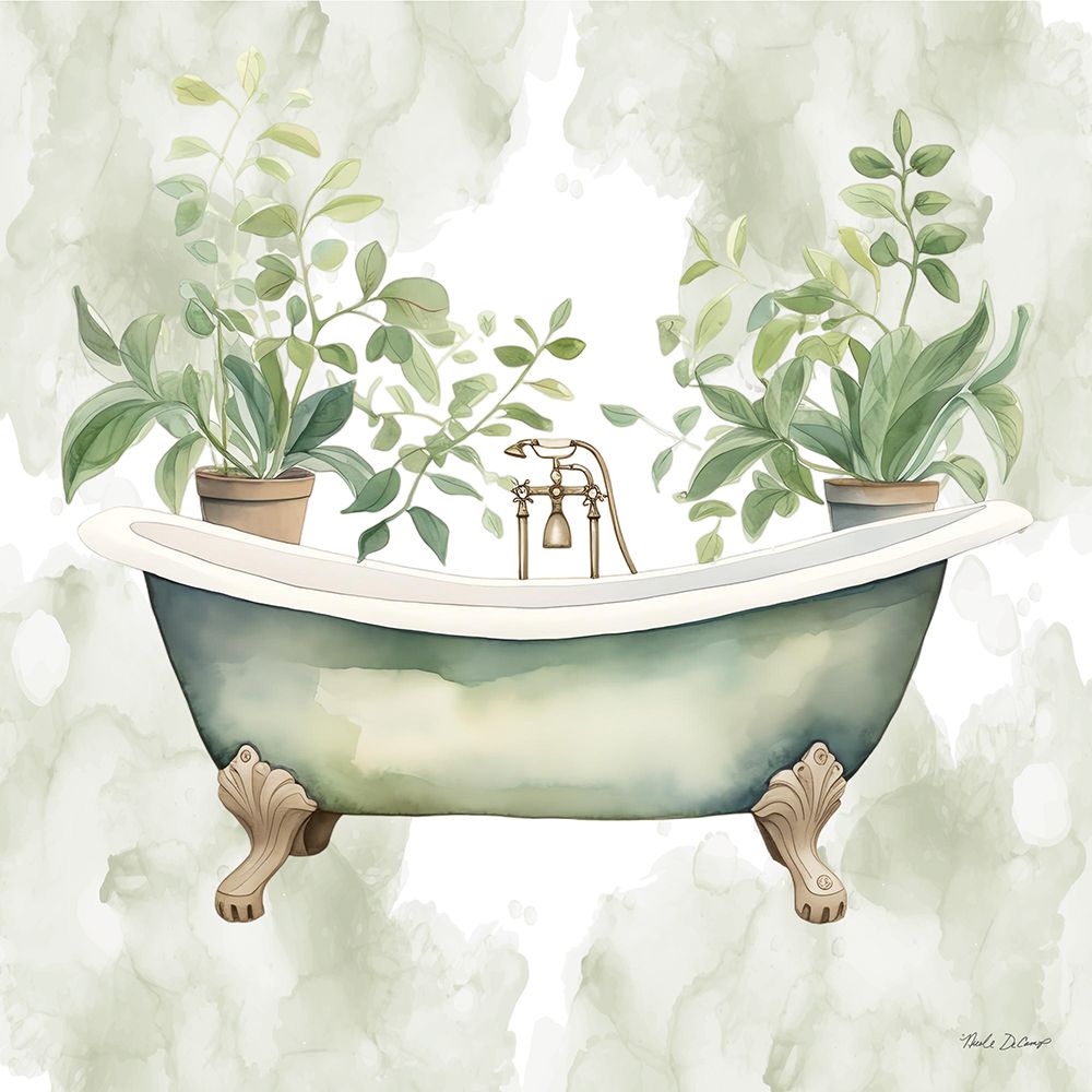 Bath Oasis II art print by Nicole DeCamp for $57.95 CAD