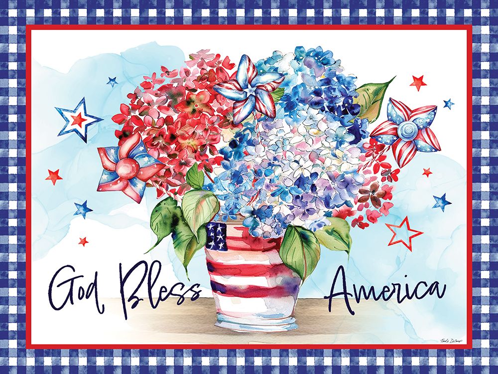 God Bless America Bouquet art print by Nicole DeCamp for $57.95 CAD
