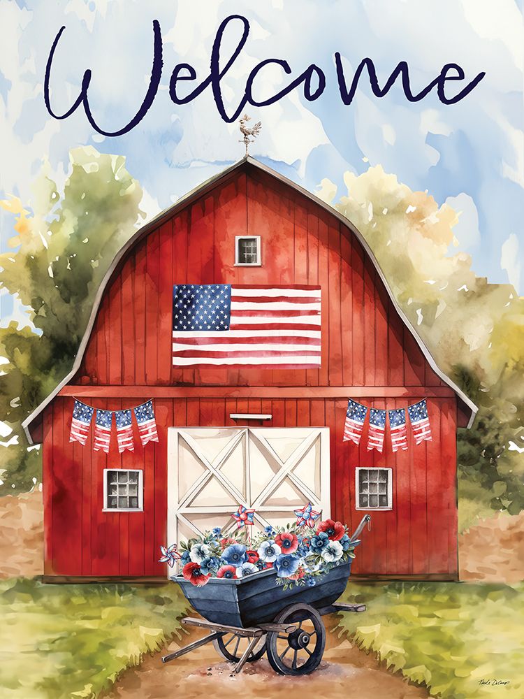 American Courtyside art print by Nicole DeCamp for $57.95 CAD