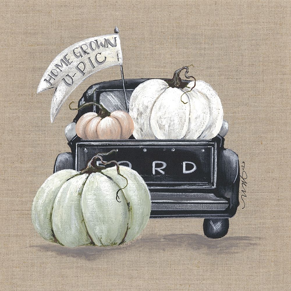 Pumpkin Truck art print by Julie Norkus for $57.95 CAD