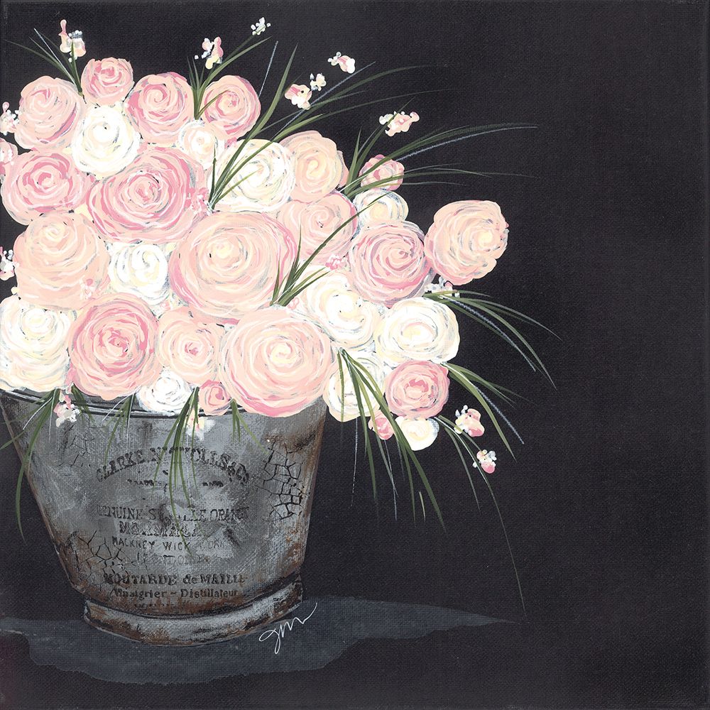 Ranunculus Spray Pink art print by Julie Norkus for $57.95 CAD