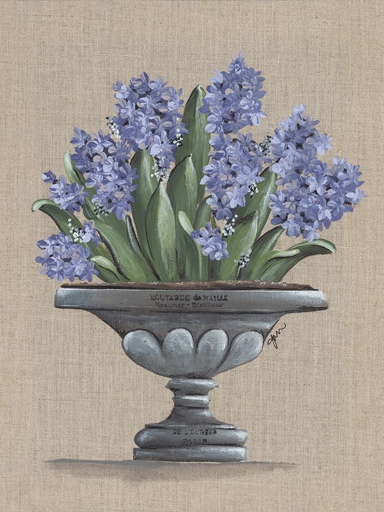 Hyacinth Urn art print by Julie Norkus for $57.95 CAD