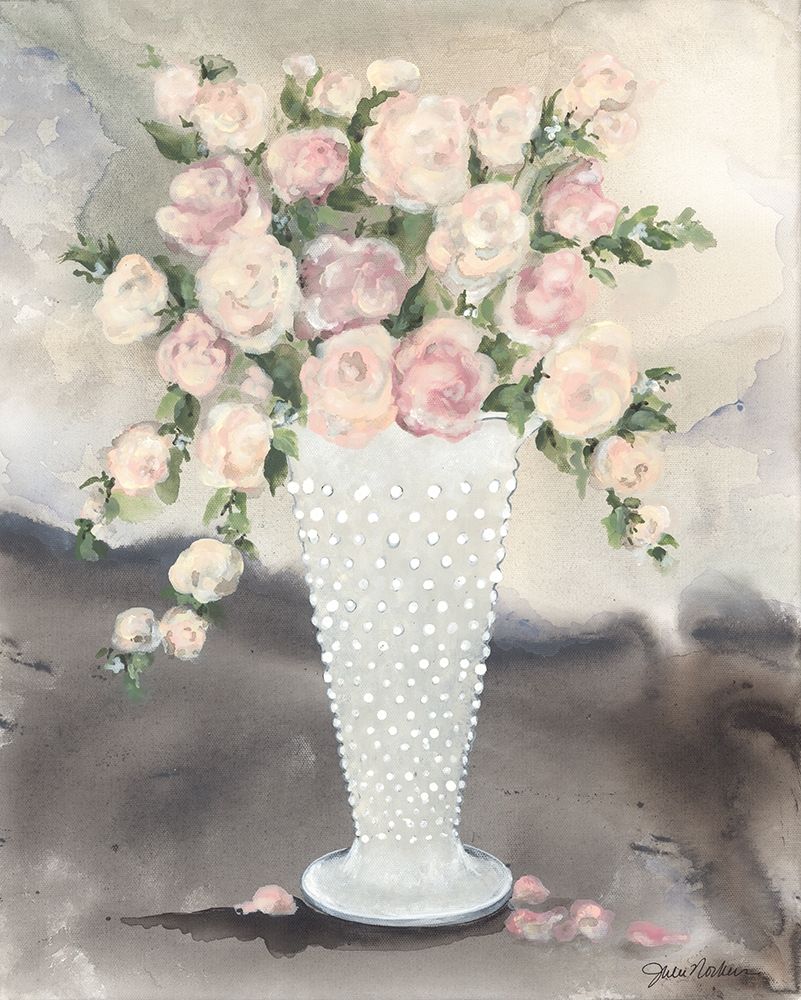 Hobnail Roses art print by Julie Norkus for $57.95 CAD