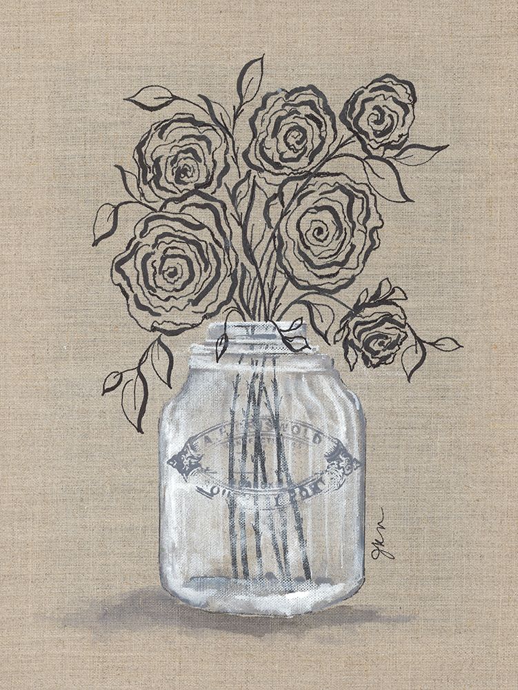 Sketchy Floral 2 art print by Julie Norkus for $57.95 CAD