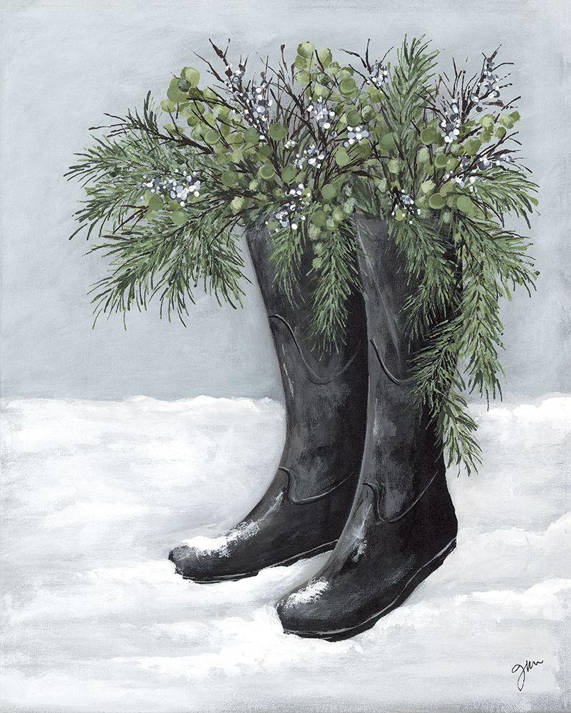 Black Boot Vase art print by Julie Norkus for $57.95 CAD
