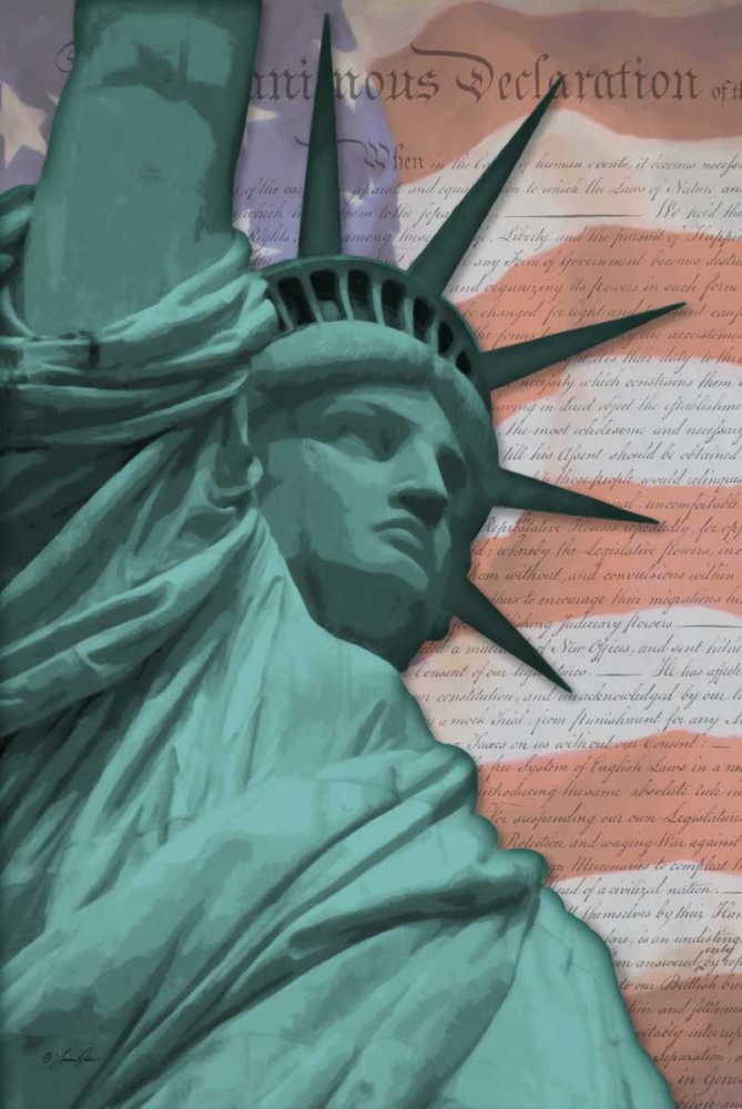 Lady Liberty art print by Lauren Rader for $57.95 CAD