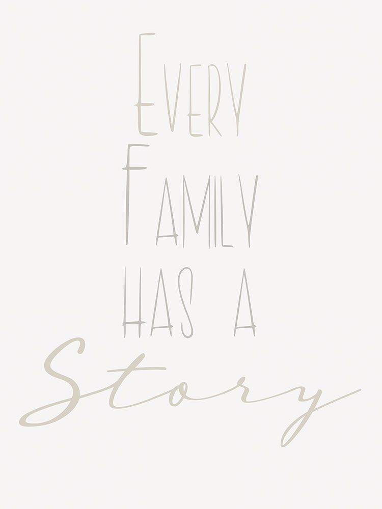 Every Family has a Story art print by Lauren Rader for $57.95 CAD