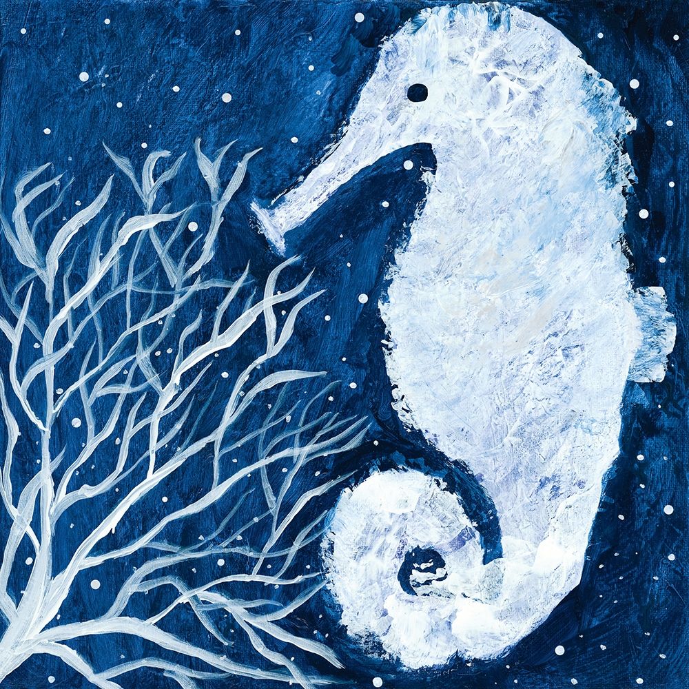 Midnight Seahorse art print by Roey Ebert for $57.95 CAD