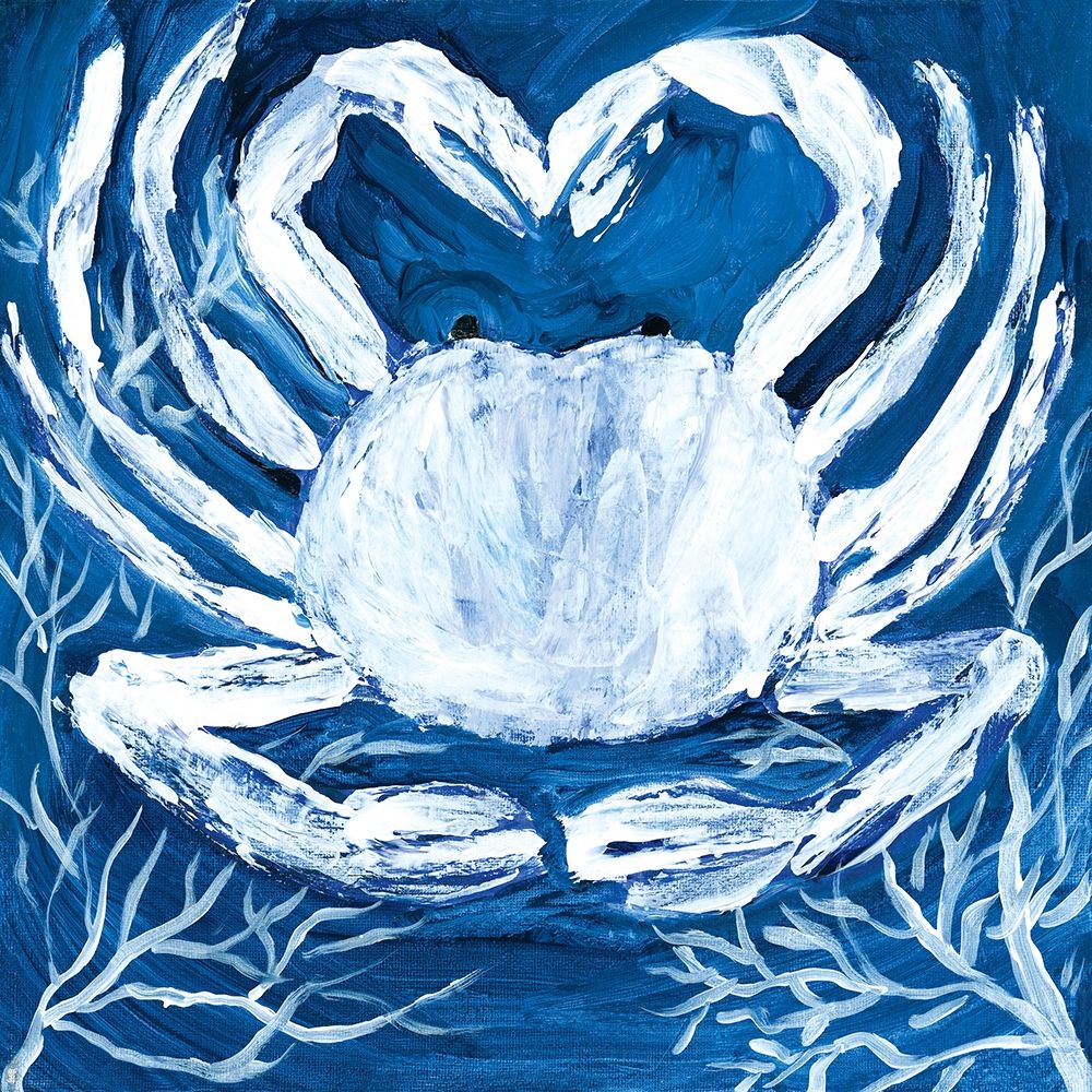Midnight Ghost Crab art print by Roey Ebert for $57.95 CAD