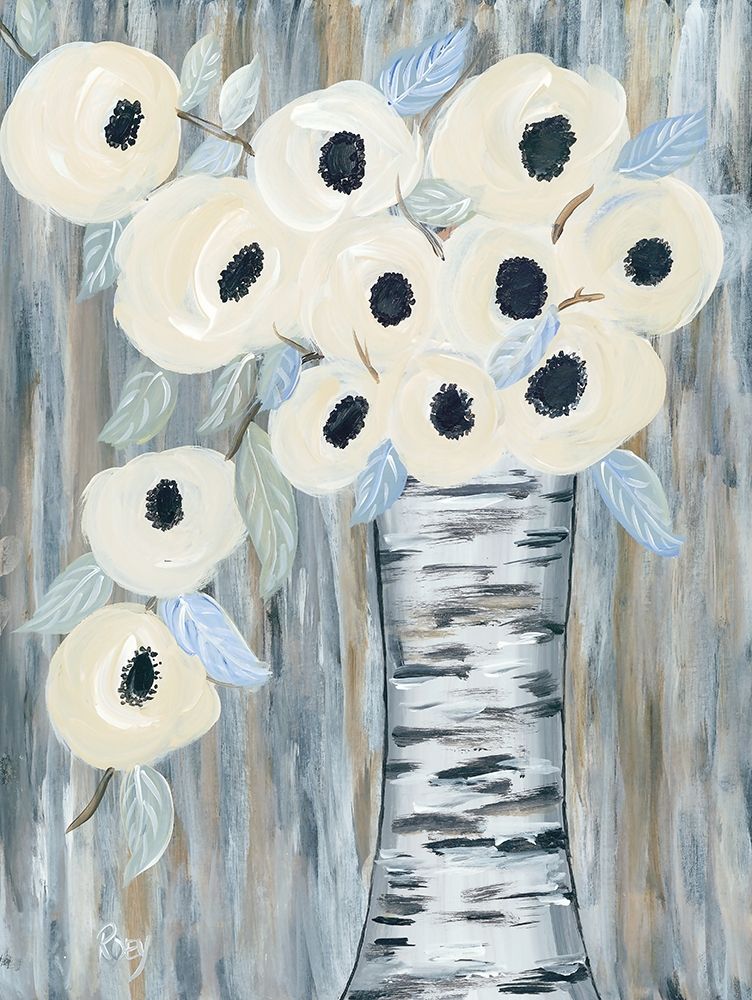 Blooming Birch Vase I art print by Roey Ebert for $57.95 CAD