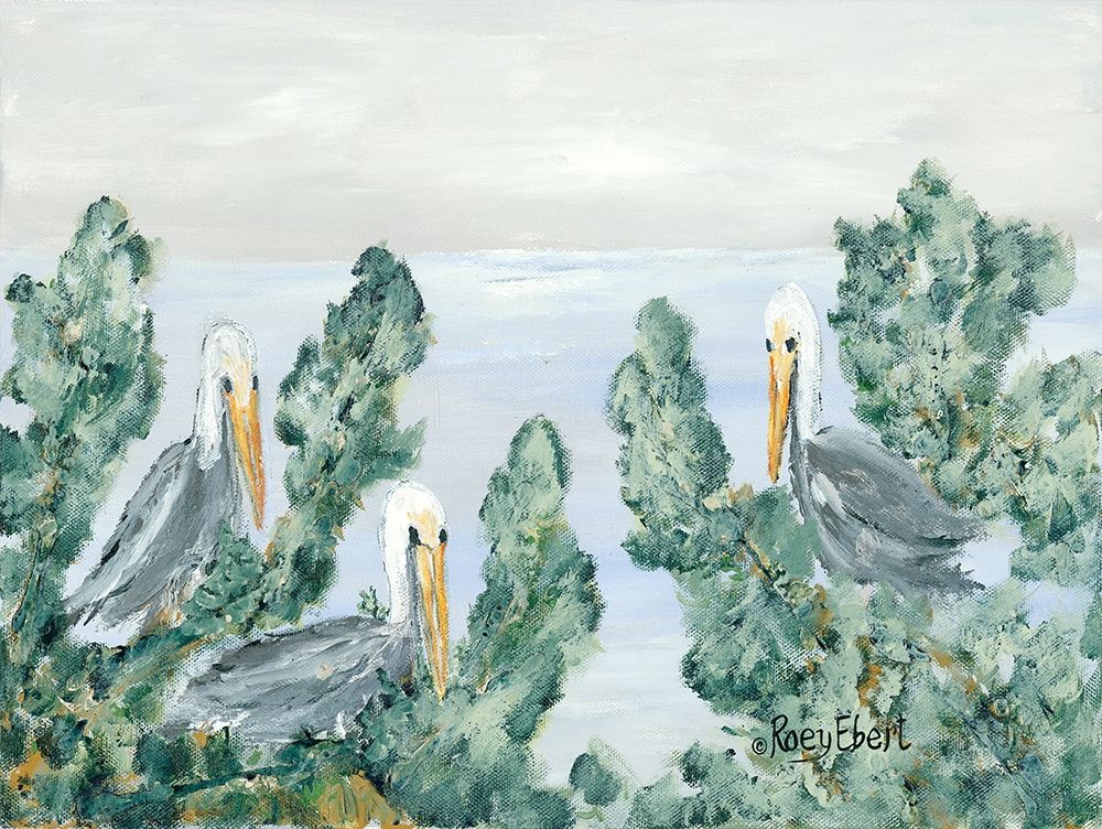 The Pelican Perch art print by Roey Ebert for $57.95 CAD