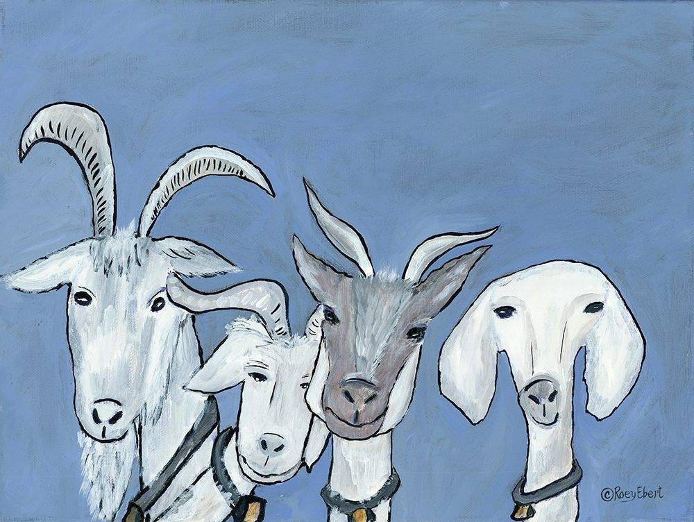 Goats art print by Roey Ebert for $57.95 CAD