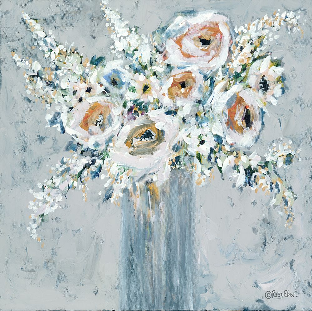 Blooms in Blue Vase art print by Roey Ebert for $57.95 CAD