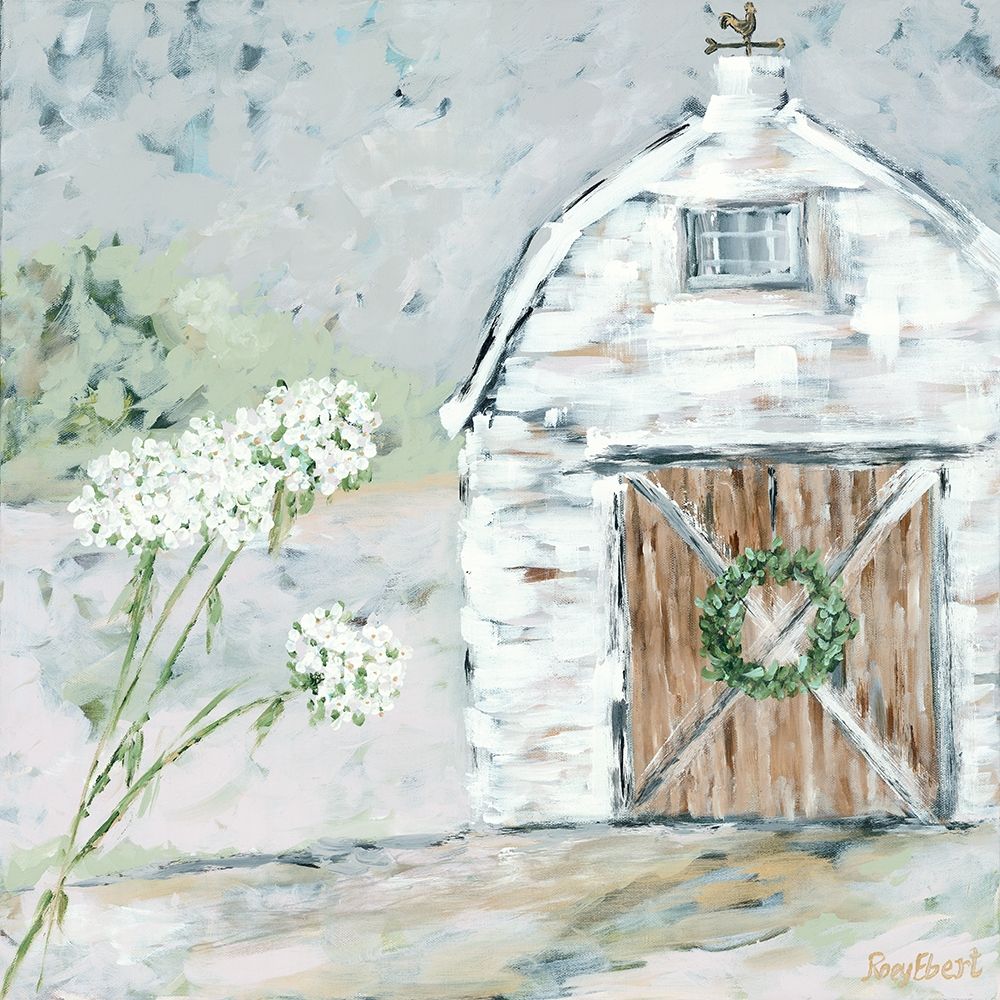 The White Barn art print by Roey Ebert for $57.95 CAD