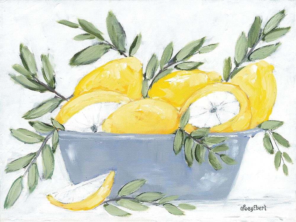 Lemons in Bowl art print by Roey Ebert for $57.95 CAD