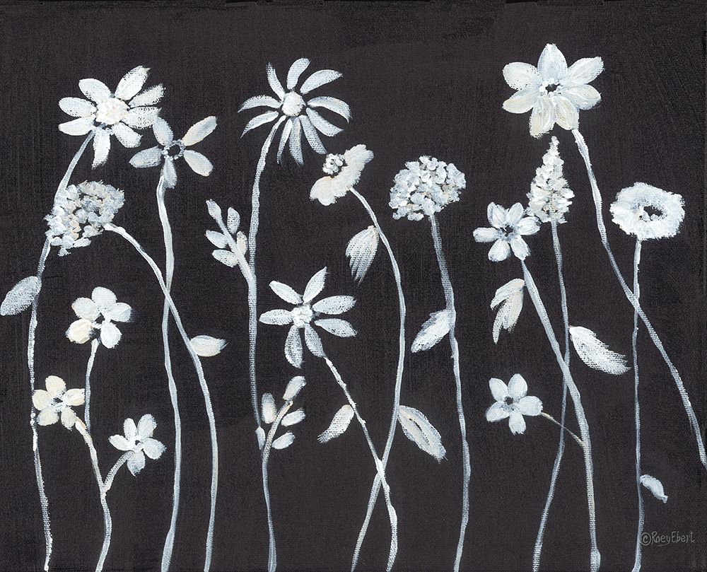 Wildflowers Silhouettes art print by Roey Ebert for $57.95 CAD