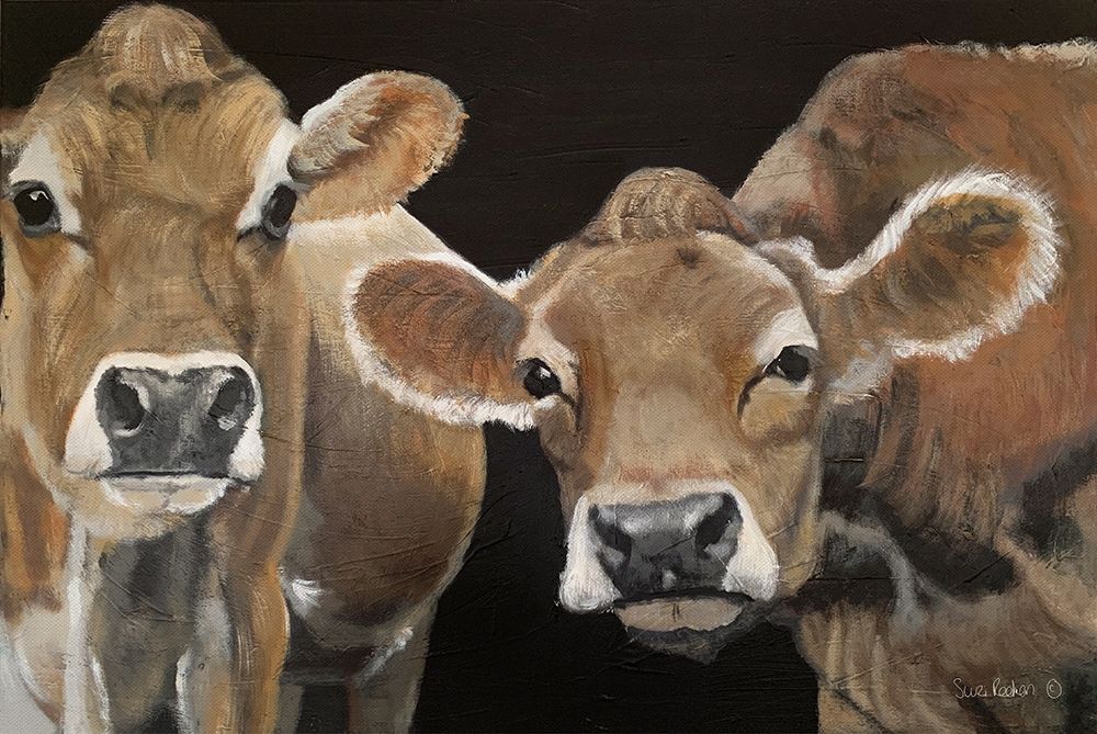 Hello There Cows art print by Suzi Redman for $57.95 CAD