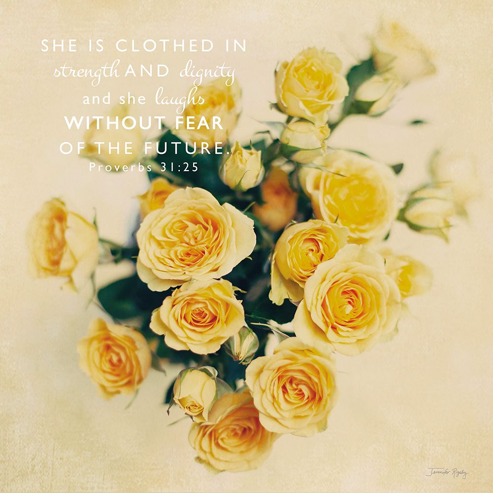 She is Clothed in Strength art print by Jennifer Rigsby for $57.95 CAD