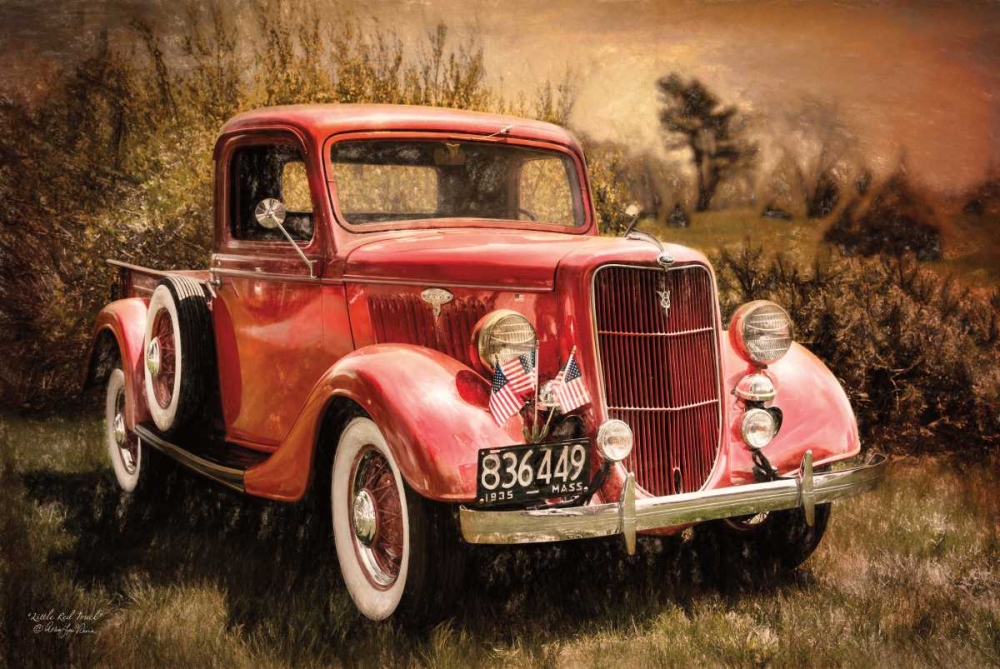 Little Red Truck art print by Robin-Lee Vieira for $57.95 CAD