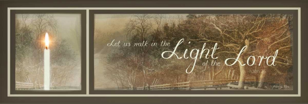 Walk in the Light art print by Robin-Lee Vieira for $57.95 CAD