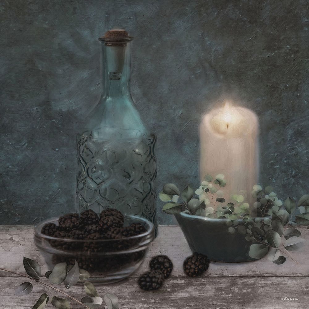 Candlelight Blackberries art print by Robin-Lee Viera for $57.95 CAD