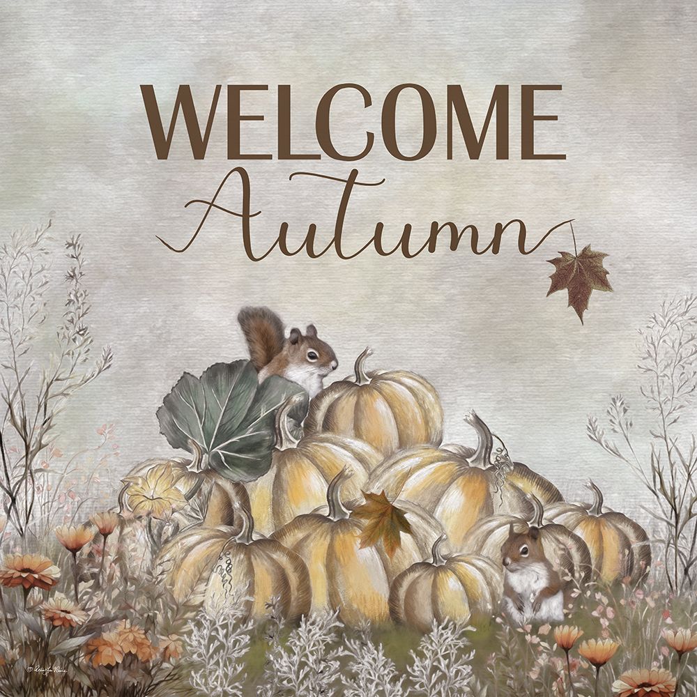 Welcome Autumn art print by Robin-Lee Viera for $57.95 CAD