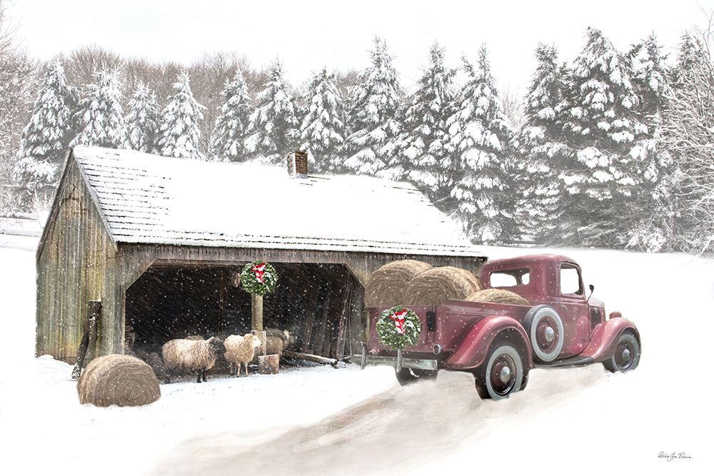 Holiday Delivery art print by Robin-Lee Viera for $57.95 CAD