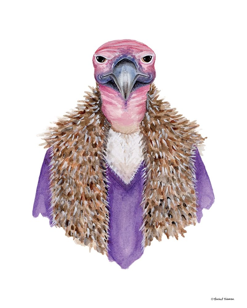Vulture in a Vest art print by Rachel Nieman for $57.95 CAD