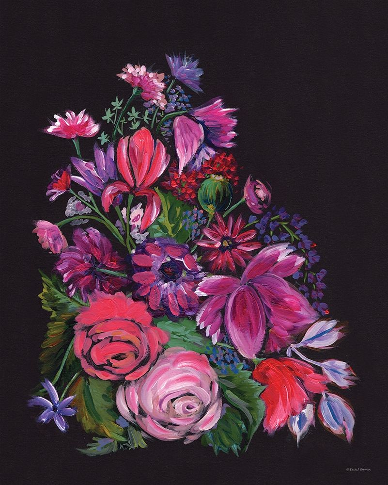 Dinner Party Florals in the Dark art print by Rachel Nieman for $57.95 CAD