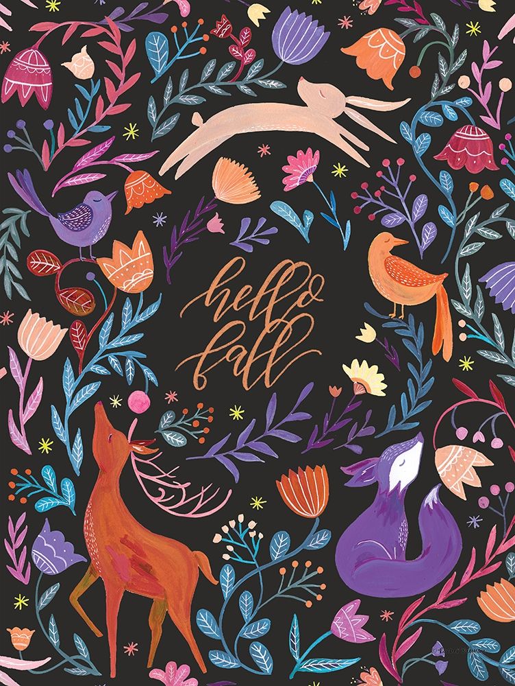 Hello Fall Folklore     art print by Rachel Nieman for $57.95 CAD